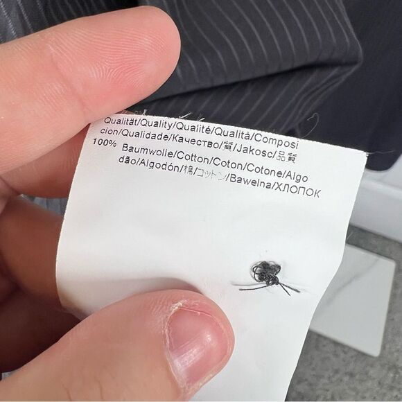 Sz 3X Boss Hugo Boss Black & Gray Striped Dress Shirt $179 MSRP - Picture 8 of 10